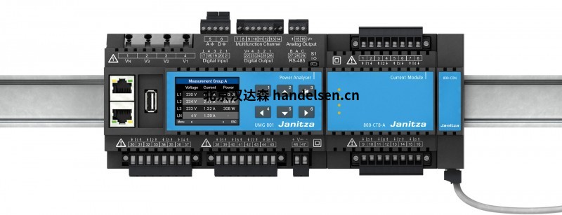 janitza 模塊化可擴(kuò)展的能量測(cè)量裝置UMG 801產(chǎn)品介紹