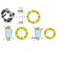 BIKON-Technik聯(lián)軸器1003 45x75用于各個(gè)行業(yè)，如風(fēng)力站、鋼廠