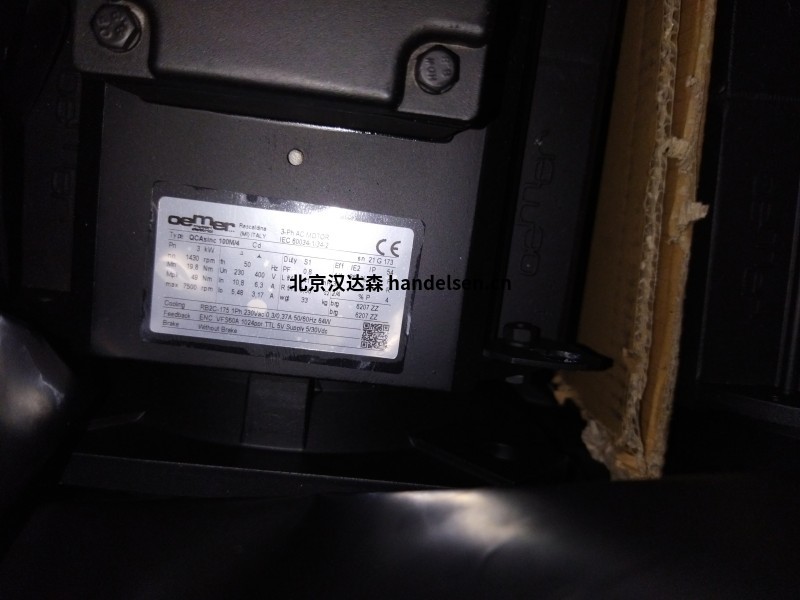 意大利OEMER三相同步伺服電機QLS 100S帶永磁體 24439 (4)