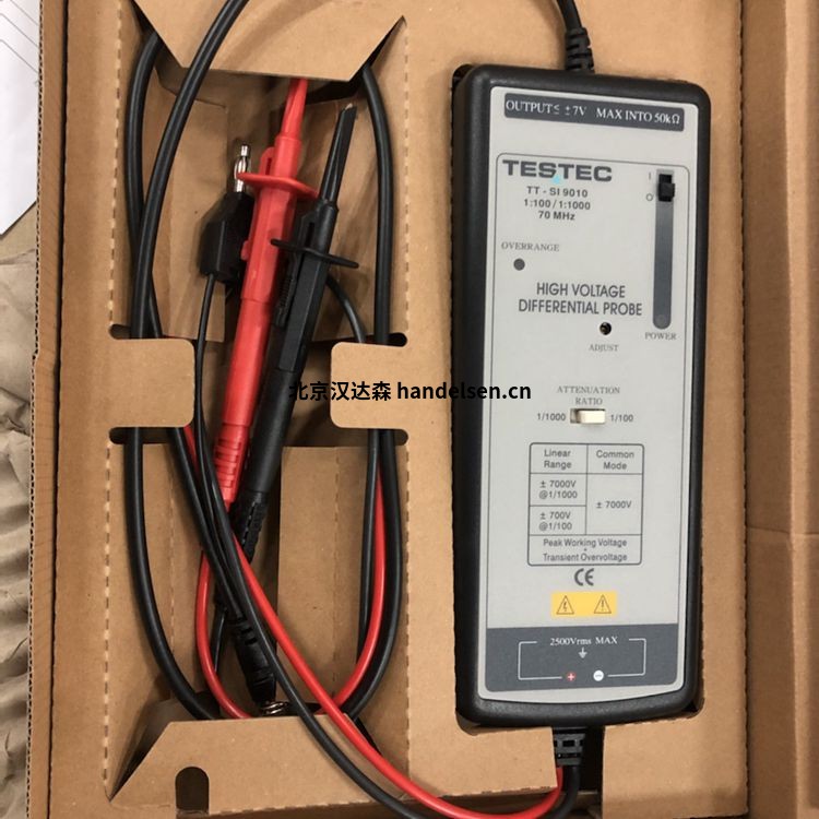 TESTEC標(biāo)準(zhǔn)探頭TT-HV 150可用于電動(dòng)車充電樁測試 