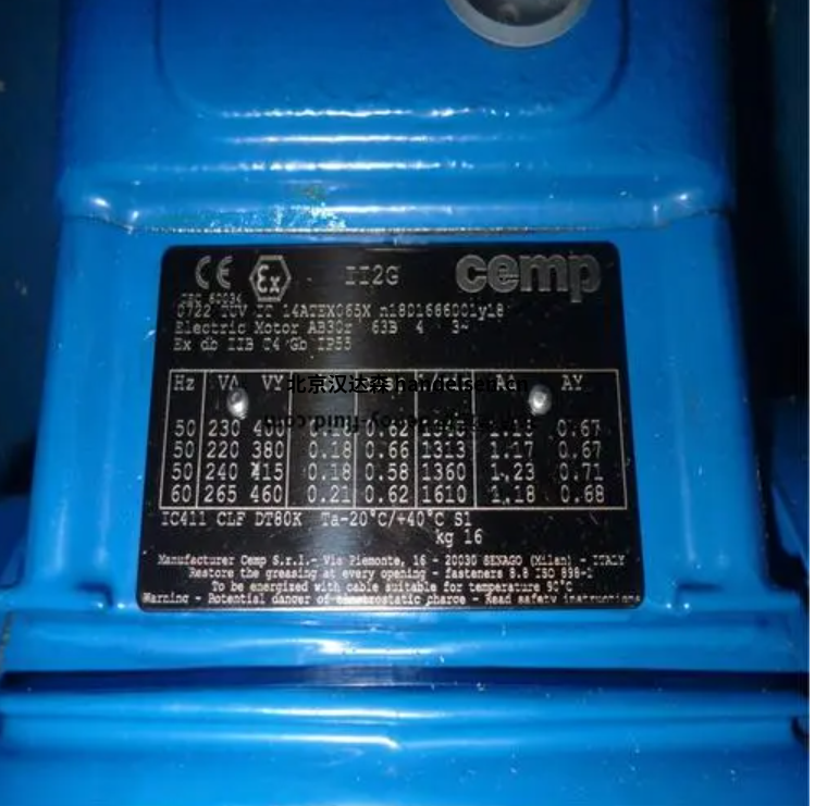 CEMP防爆電機AC35r 71B 4 B35 3F的應用參數(shù)