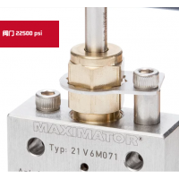 Maximator 閥門 22500psi，閥體有六種不同的設(shè)計，并可配備調(diào)節(jié)桿