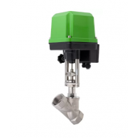Schubert & Salzer 7310型傾斜座電動閥，適用于中性和侵蝕性介質
